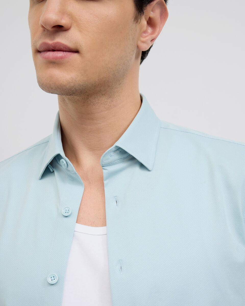 Travel Performance Short Sleeve Shirt, Light Blue, hi-res